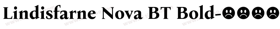 Lindisfarne Nova BT Bold字体转换